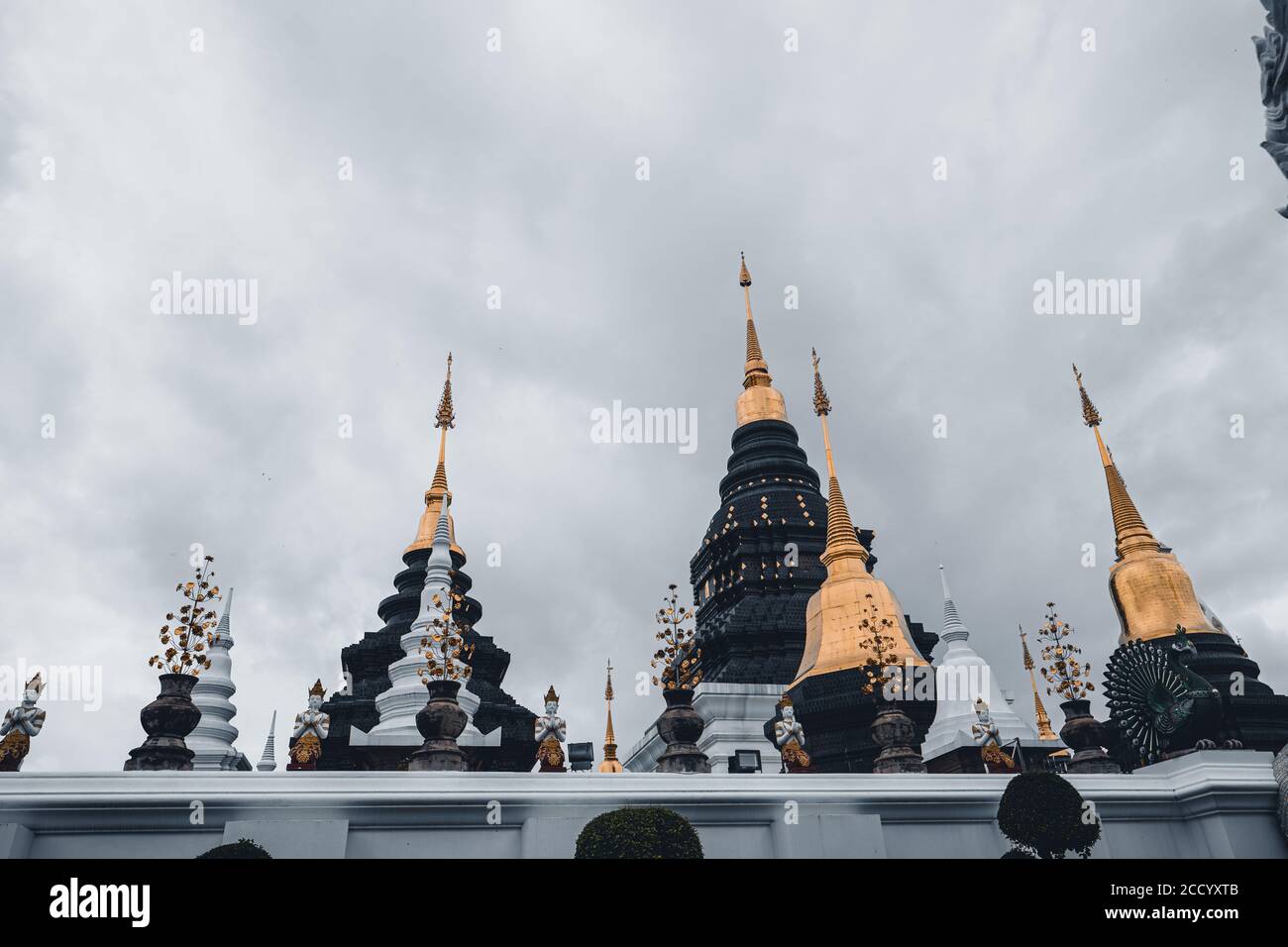 Thaïlande temple-Wat Ban Den Chiang Mai pagodes et temples Banque D'Images