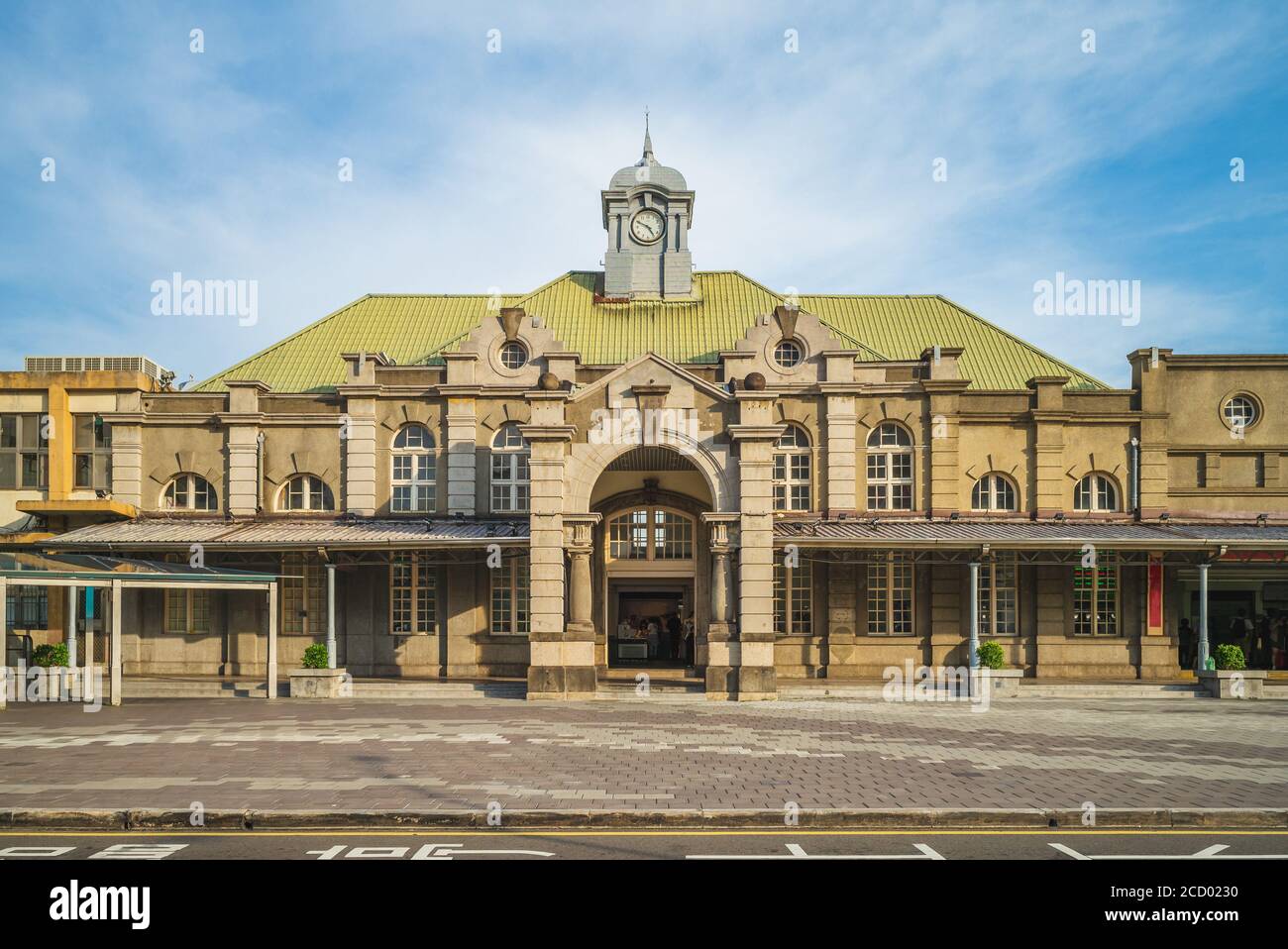 gare de hsinchu dans la ville de hsinchu, taïwan Banque D'Images