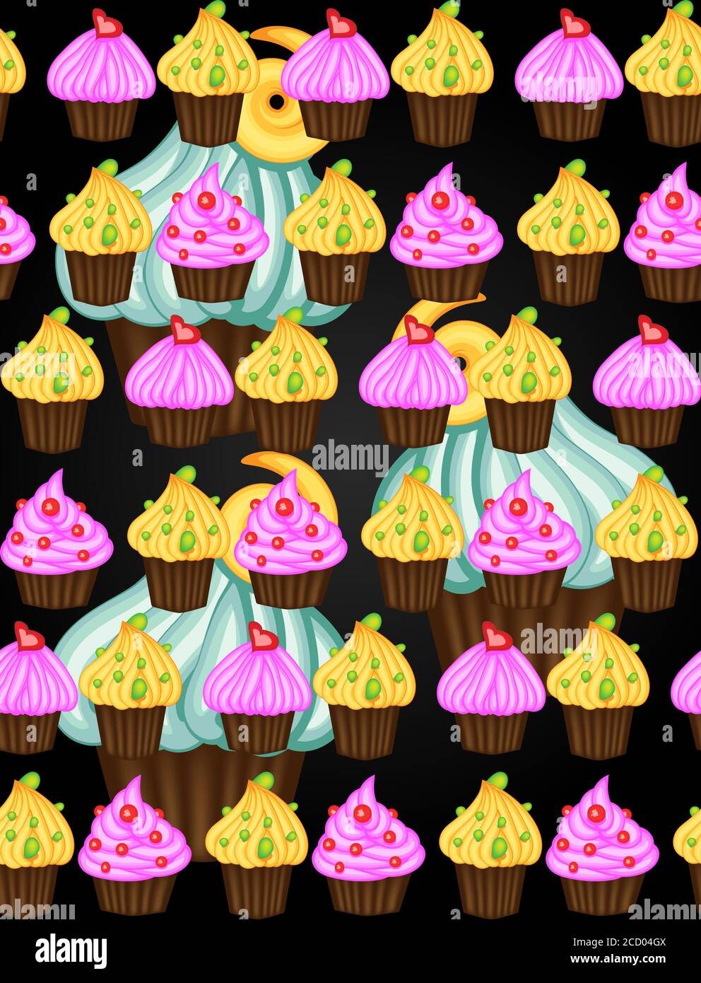 Kawaii Birthday Cake Banque D Image Et Photos Alamy