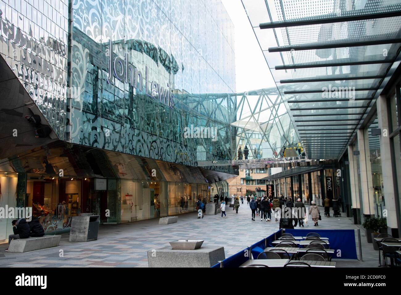 Quartier commerçant et gastronomique de Highcross à Leicester Banque D'Images