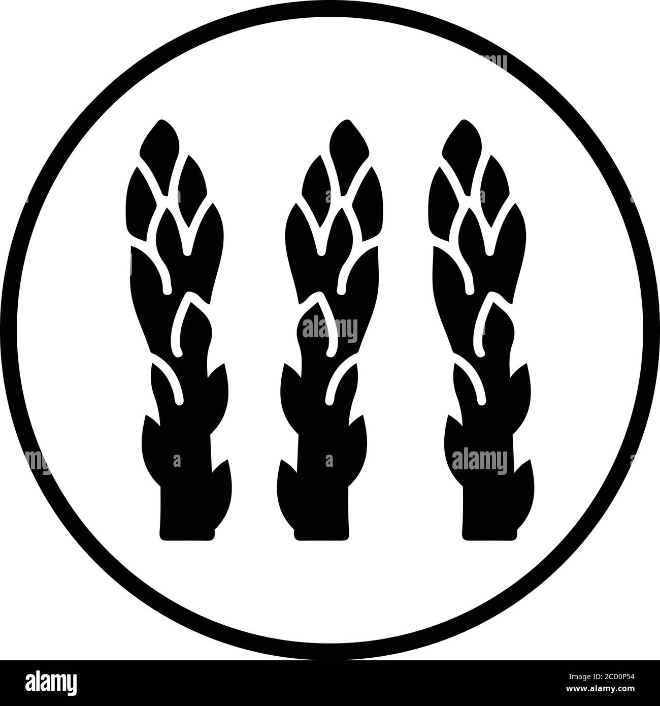 Icône légume, herbe clairsemée. Design élégant et vecteur entièrement modifiable pour une utilisation commerciale, des fichiers imprimés et des présentations, des supports promotionnels, Illustration de Vecteur