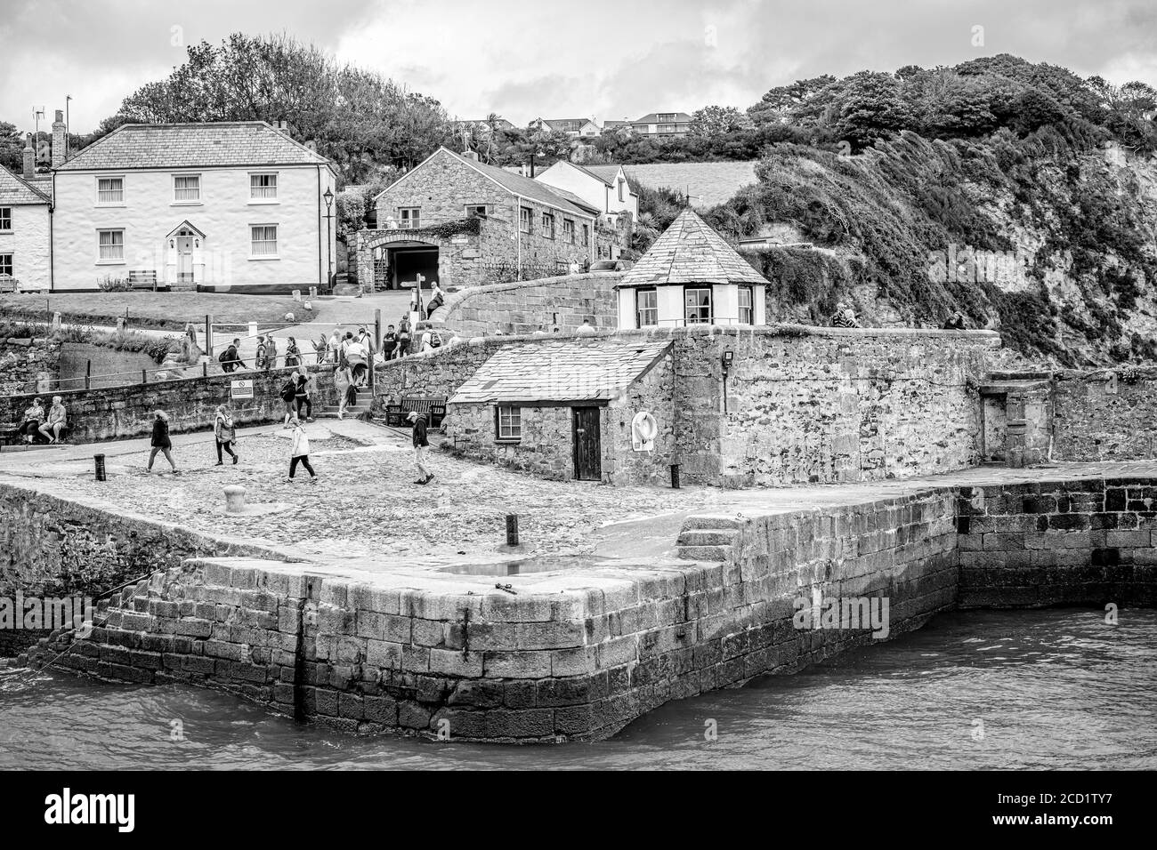 Charlestown dans Cornwall, attraction touristique populaire le pays de l'Ouest Banque D'Images