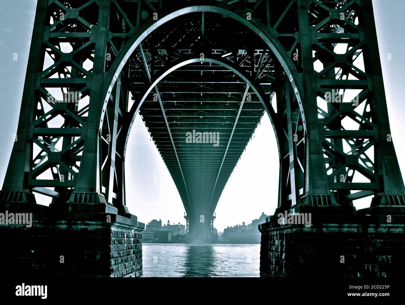 Le pont de Williamsburg, NEW YORK Banque D'Images