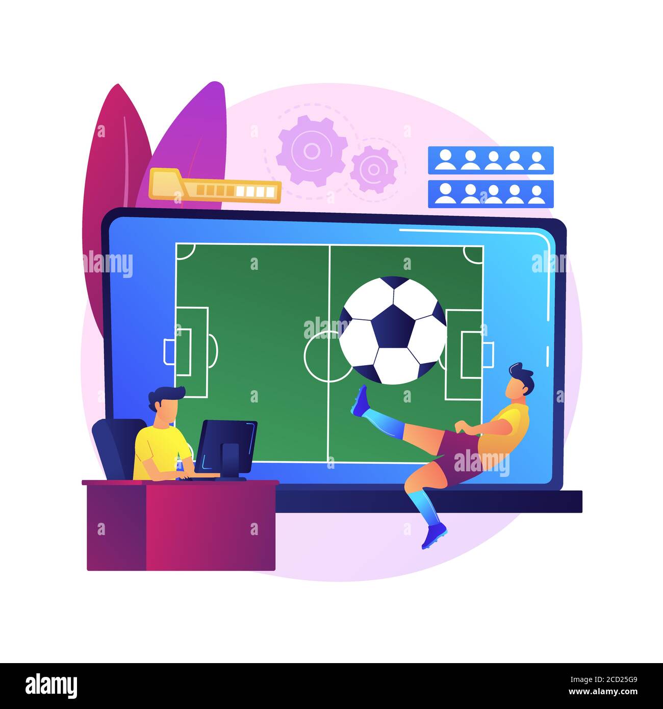 Jeux de sport résumé concept illustration vectorielle. Illustration de Vecteur