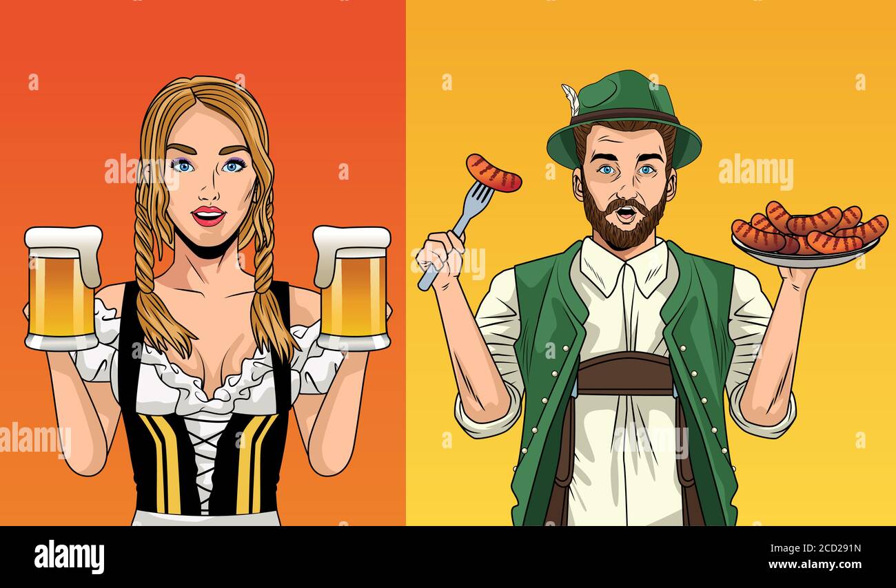 Page De Garde Allemand Biere Dessin