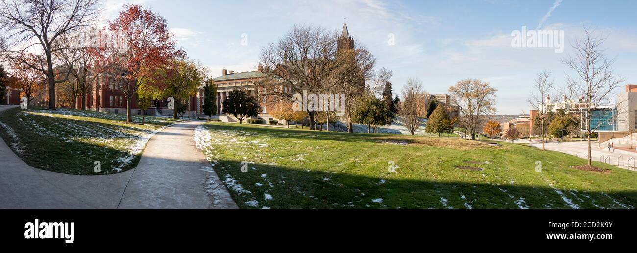 Le campus de l'université de Syracuse, à Syracuse, New York, États-Unis, siège de l'Orange Syracuse. Banque D'Images