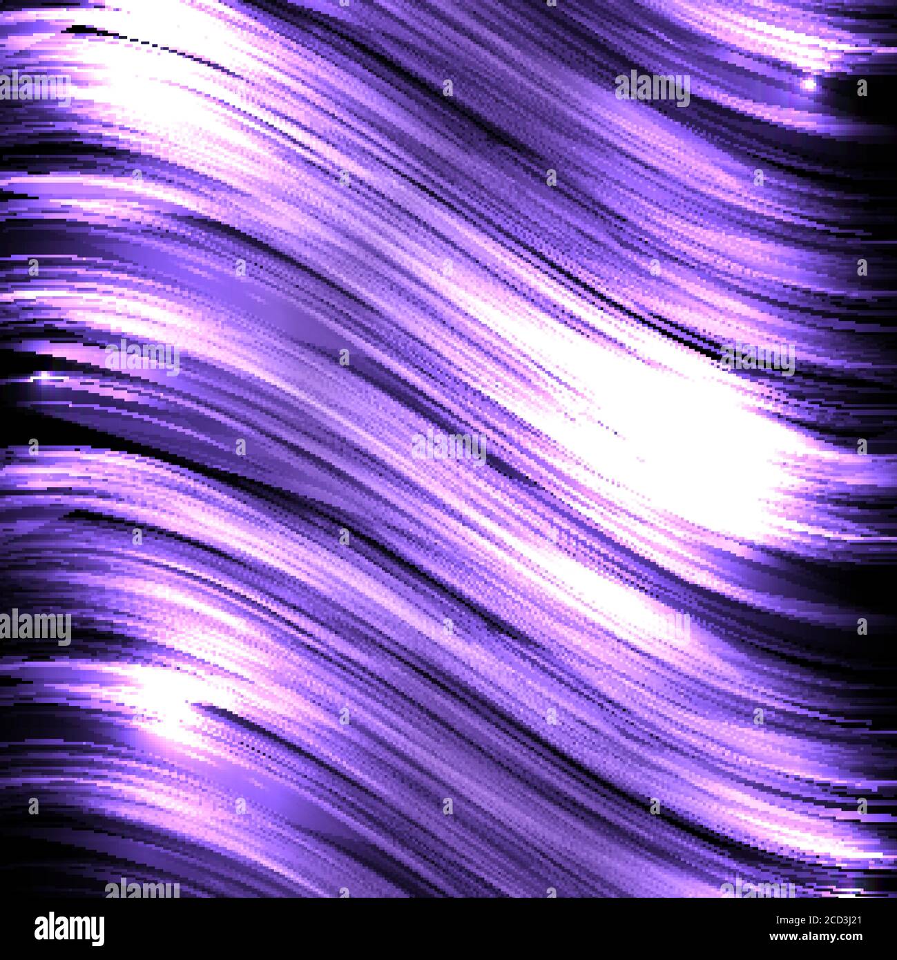 Arrière-plan abstrait avec des lignes ondulées lumineuses sur un arrière-plan sombre. Fond vectoriel pour votre créativité Illustration de Vecteur