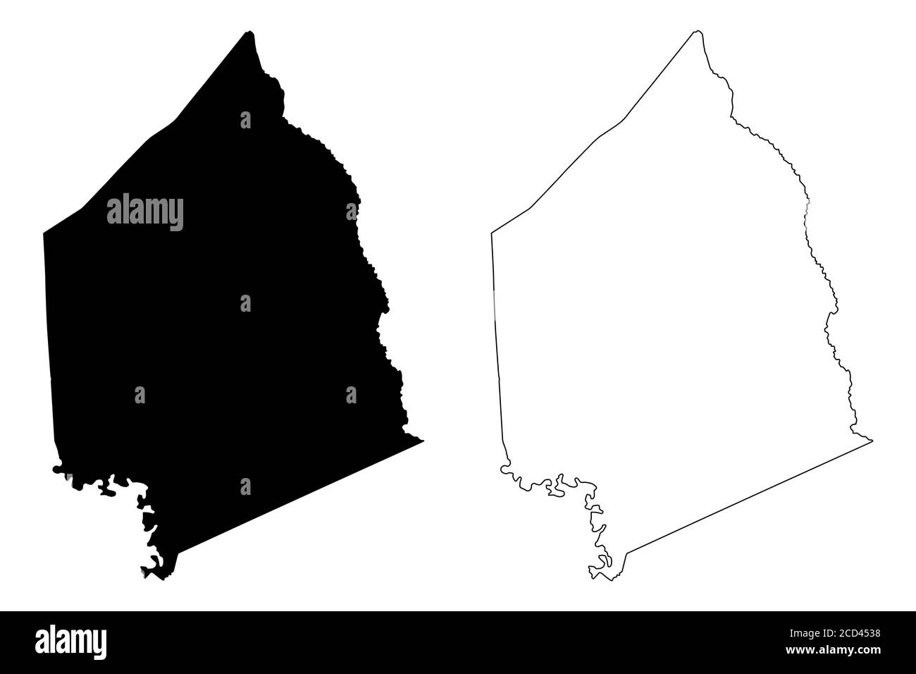 Scott County, Kentucky (comté des États-Unis, États-Unis d'Amérique, États-Unis, États-Unis, États-Unis) carte illustration vectorielle, scribble sketch carte Scott Illustration de Vecteur