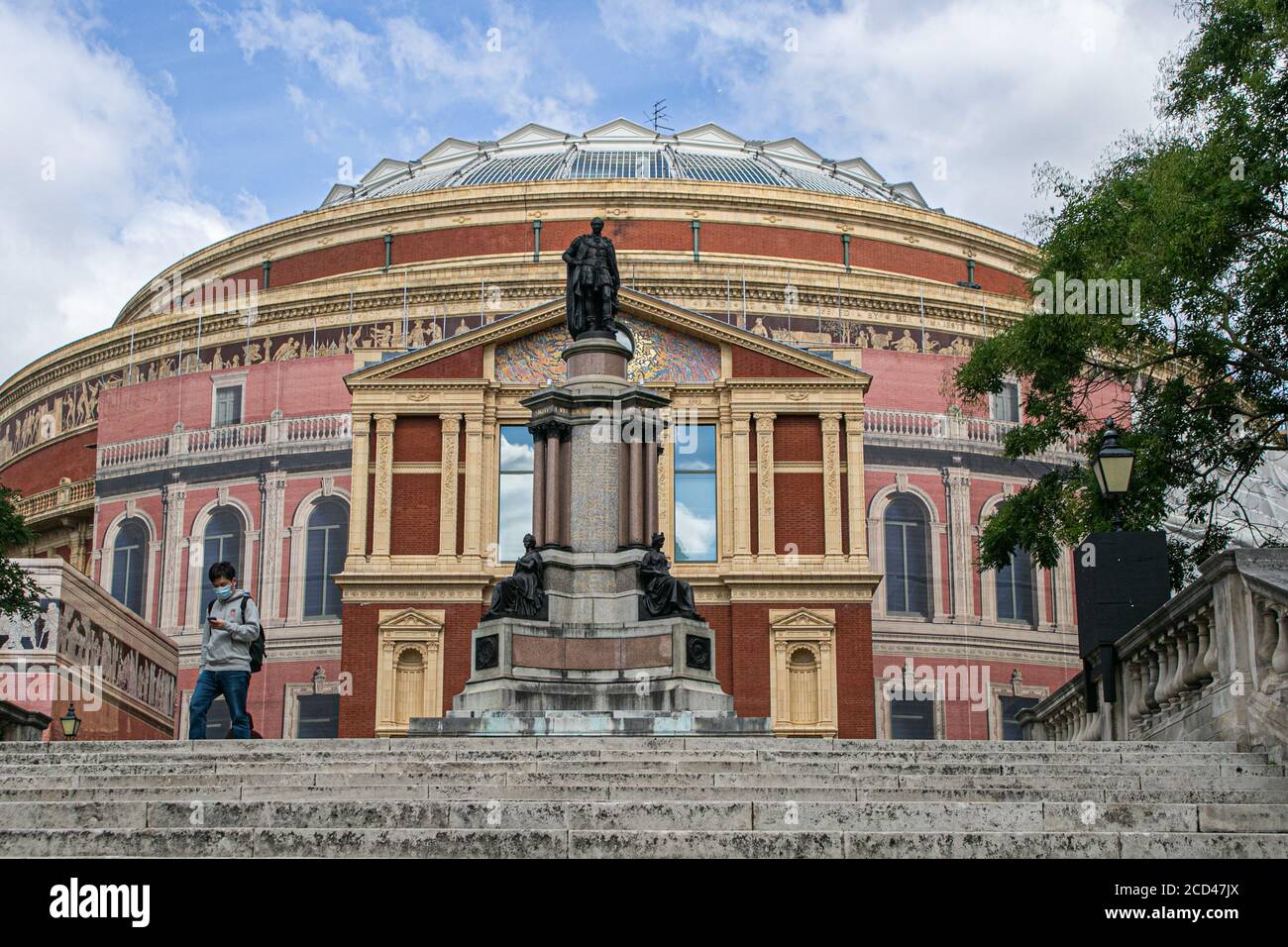 LONDRES, Royaume-Uni - 26 août 2020 la décision de la BBC de ne pas chanter les paroles et de ne jouer que les versions instrumentales de Land of Hope and Glory and Rule Britannia à la dernière nuit des Proms devant être mis en scène au Royal Albert Hall le mois prochain a été critiquée par le gouvernement. La BBC dit que la décision a été motivée par les restrictions Covid-19 et a rejeté les suggestions que les paroles sont abandonnées en raison de leurs associations avec le colonialisme et l'esclavage.Credit: amer ghazzal/Alamy Live News Banque D'Images