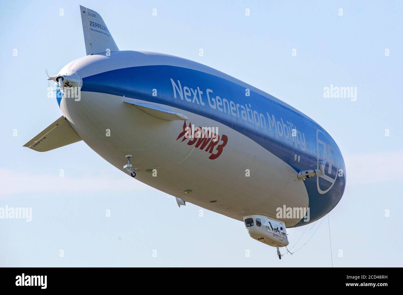 Friedrichshafen, Allemagne. 21 août 2020. Zeppelin « Next Generation Mobility » à l'aéroport de Grounsee. Friedrichshafen, 21 août 2020 | usage Worldwide Credit: dpa/Alamy Live News Banque D'Images