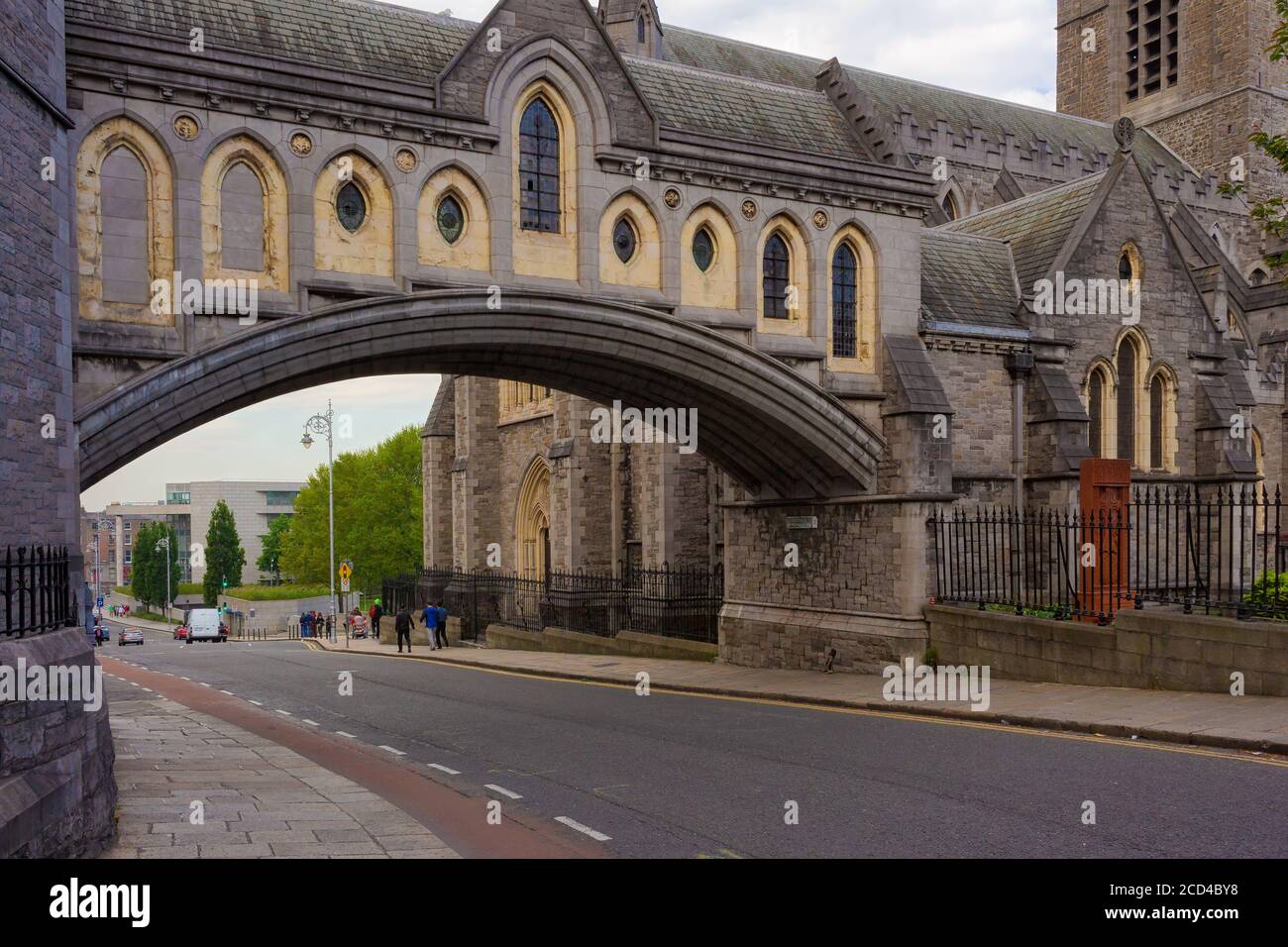 DUBLIN, IRLANDE - Mai 2016: Vista extérieur de la Dublinia St Michael's. Banque D'Images