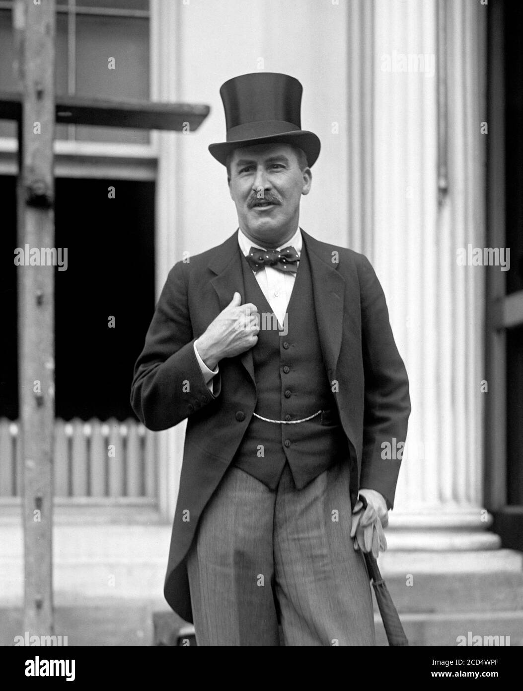 Howard carter (1874-1939), photographie de l'archéologue britannique et égyptologue prise en 1924 Banque D'Images