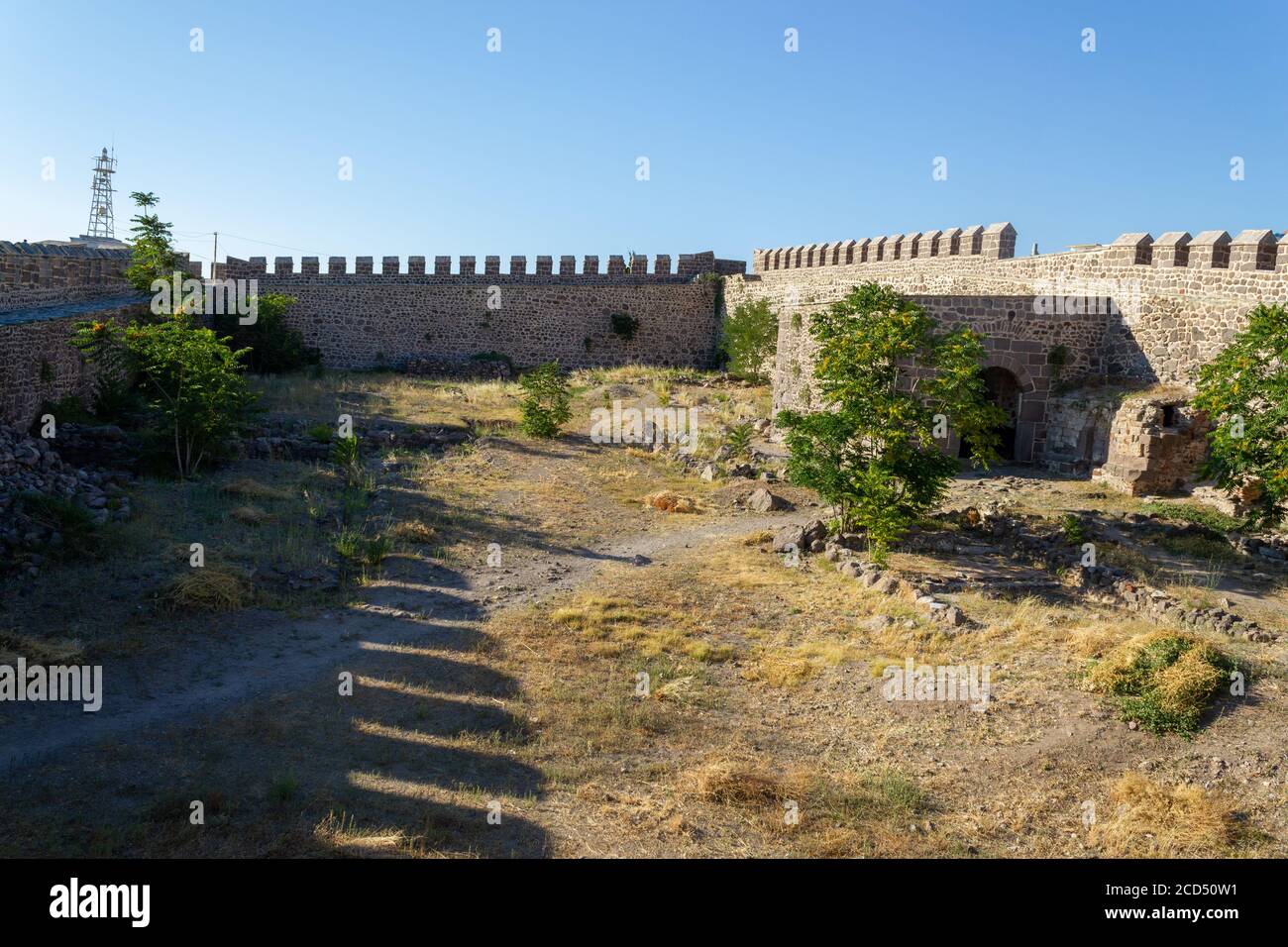 Babakale, Canakkale / Turquie - juillet 18 2020: Château de Babakale et centre ville de Turquie et le point le plus occidental de l'Asie continentale Banque D'Images