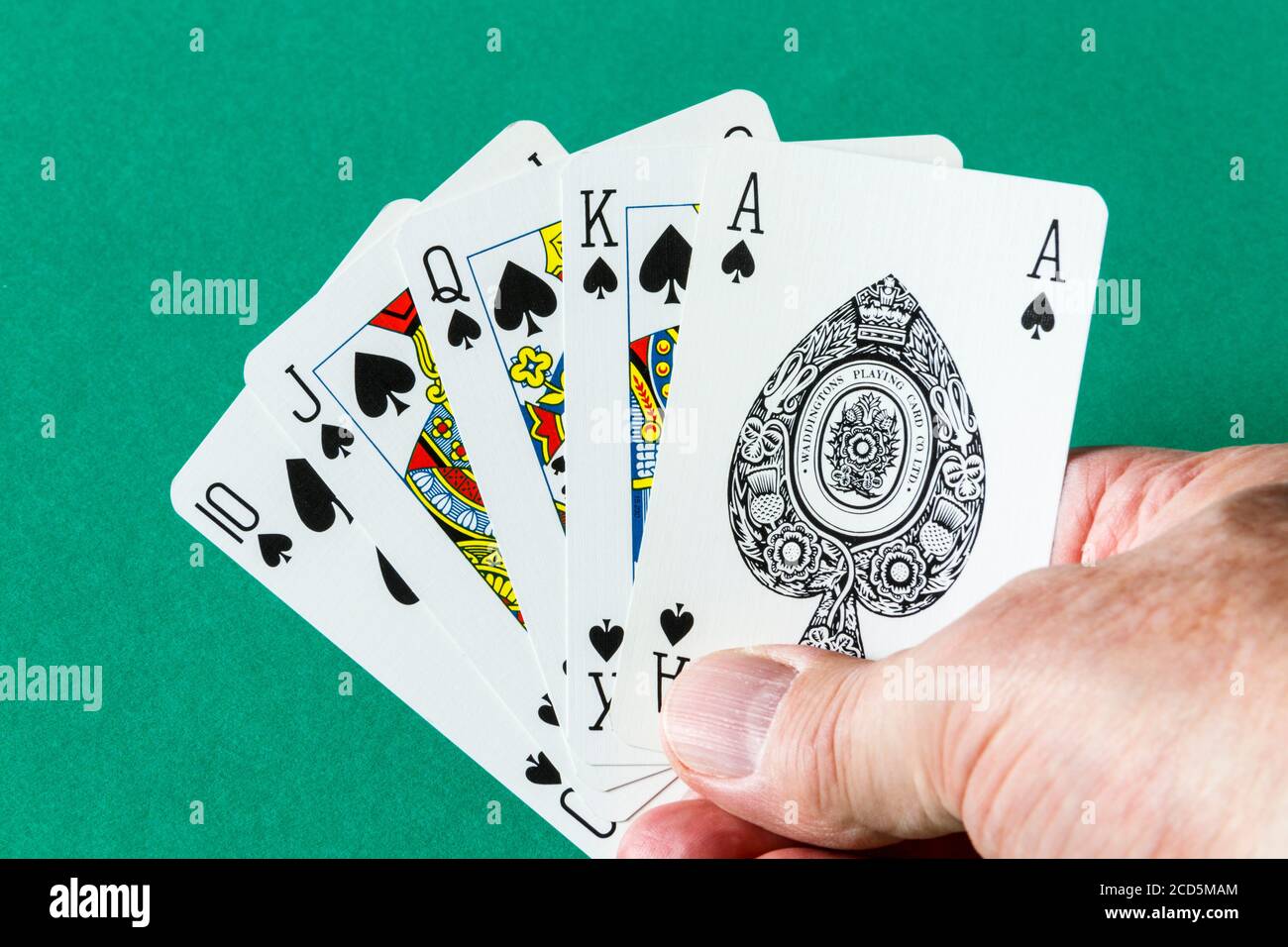 Quinte flush royale Banque de photographies et d’images à haute résolution Alamy