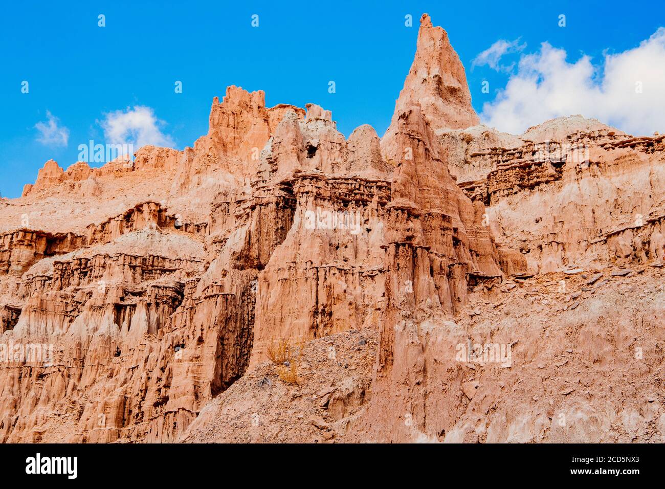 Formation de Panaca, Parc d'état de Cathedral gorge, Nevada, États-Unis Banque D'Images