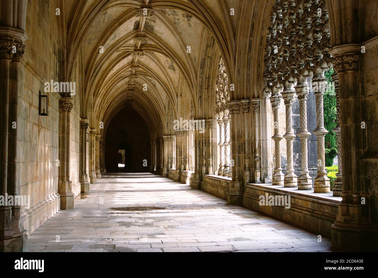 Cloître, Couvent du Christ, Tomar, district de Santarem, Portugal Banque D'Images