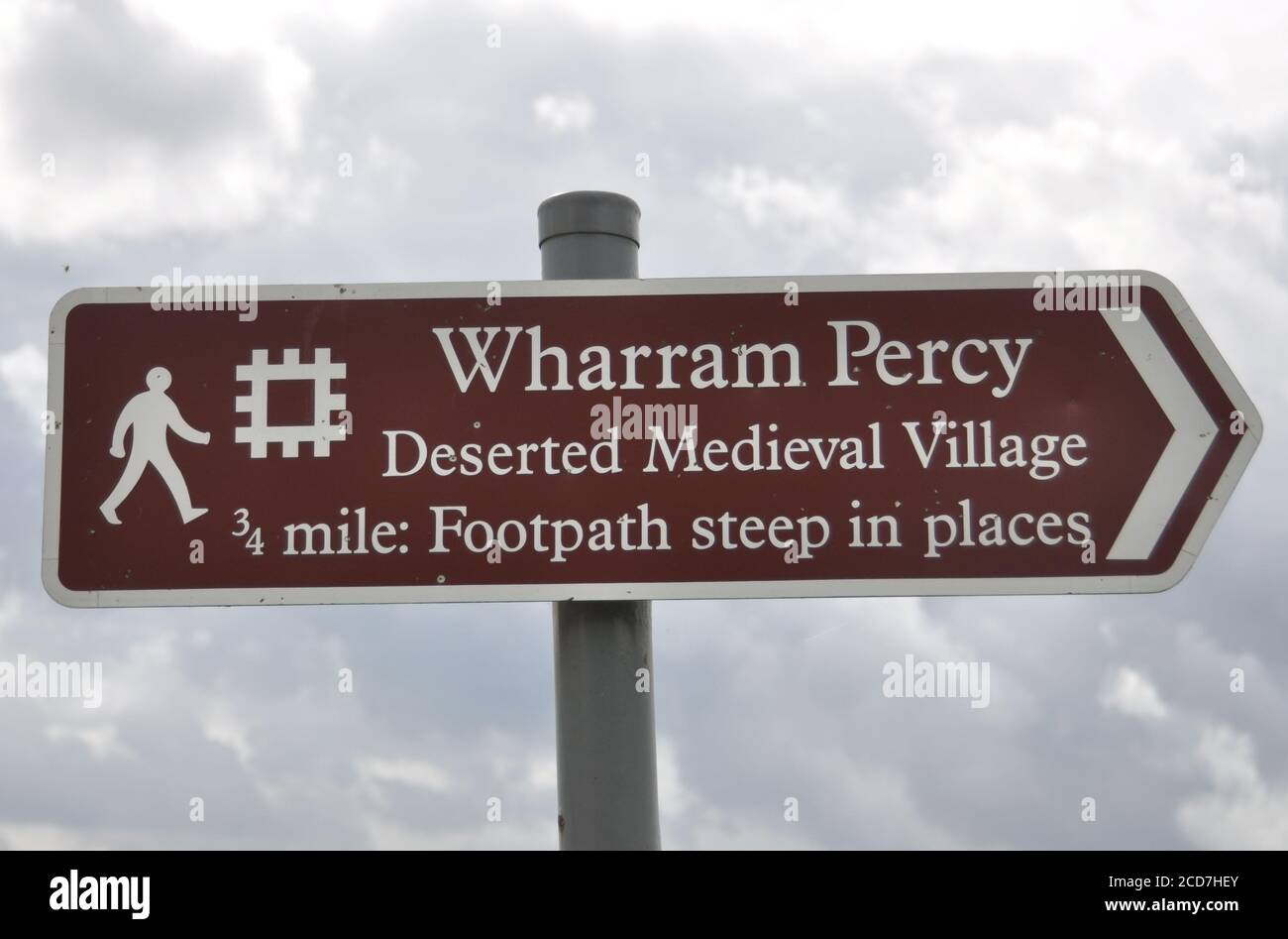 Wharram Percy Banque D'Images