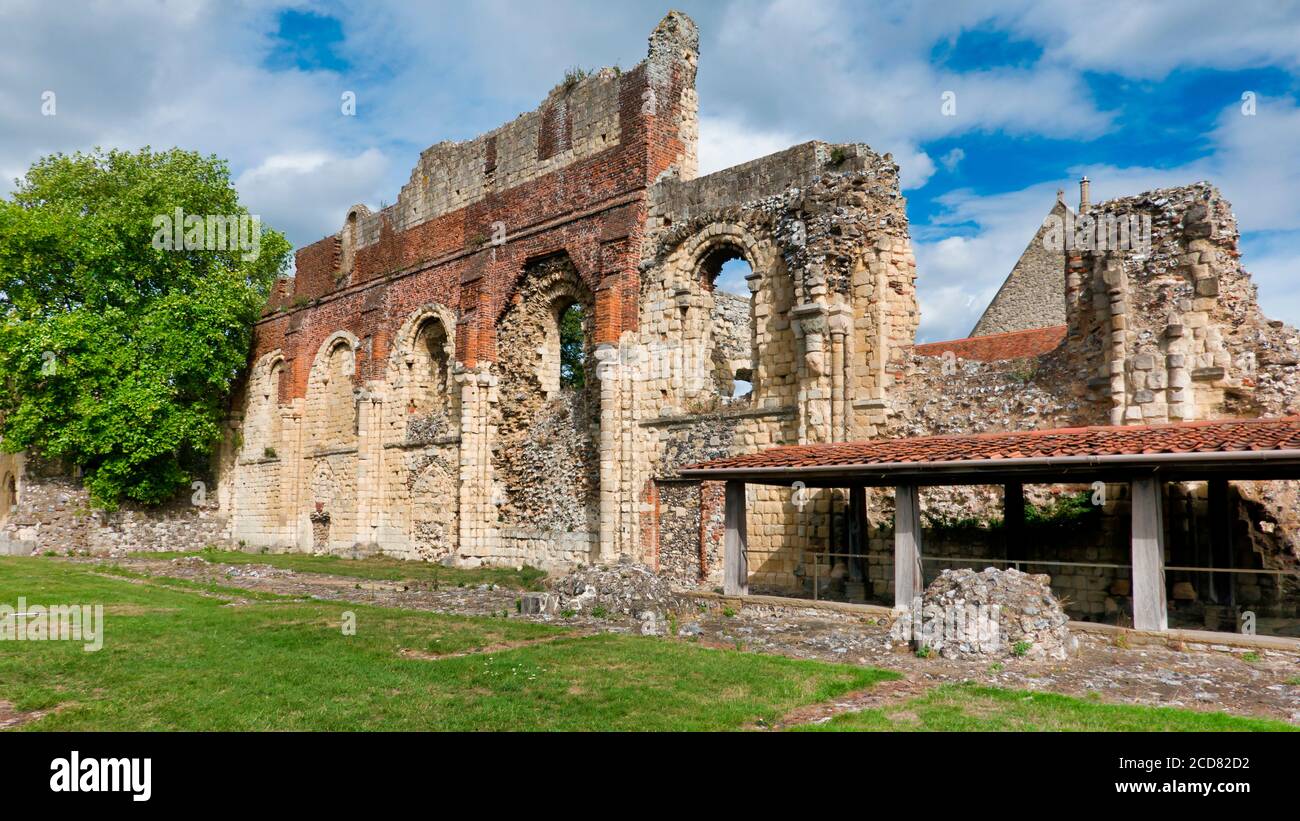 Abbaye de St Augustins, Canterbury, Kent, Angleterre Banque D'Images