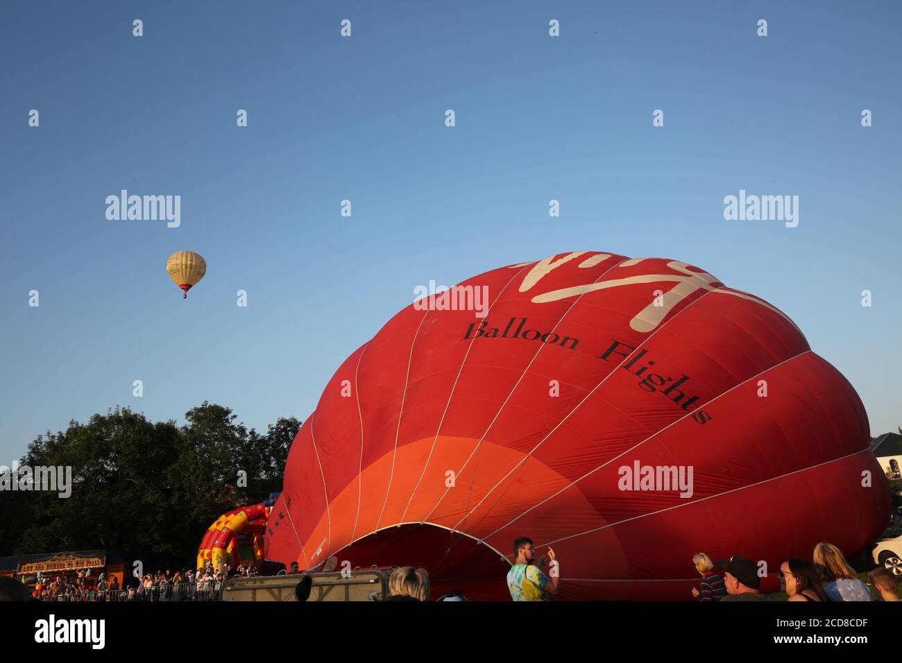 20e anniversaire de Strathaven Hot air Ballon festival Ecosse , 25 août 2019 crédit : Alister Firth Banque D'Images