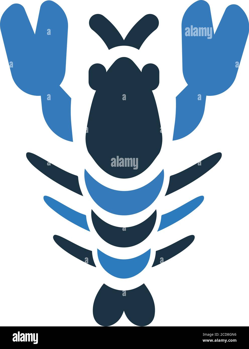 Crevettes, homards Icon - parfait pour la conception et le développement de sites Web, de fichiers imprimés et de présentations, de matériel promotionnel, d'illustrations ou d'un Illustration de Vecteur