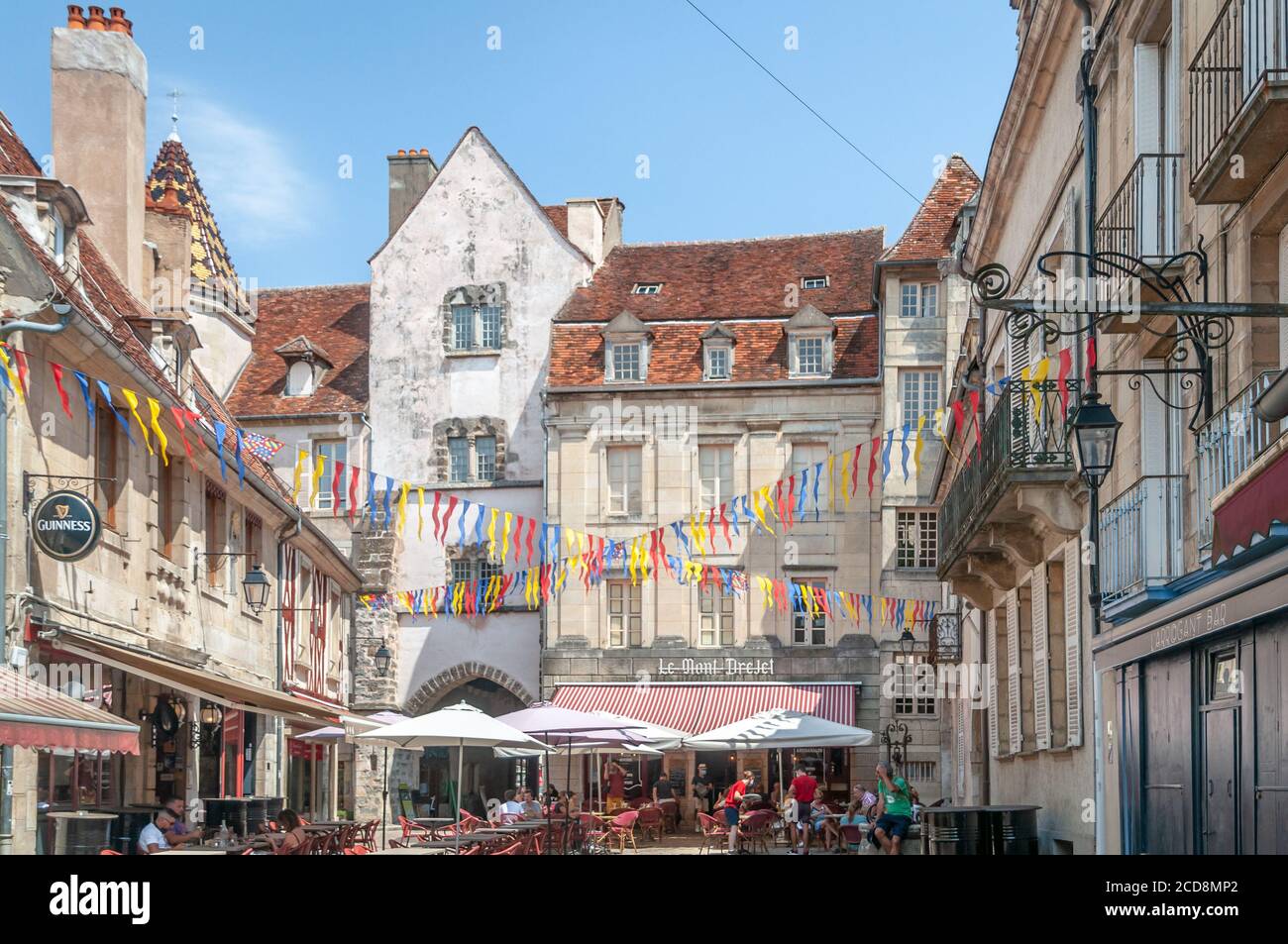 Flavigny-sur-Ozerain Banque D'Images