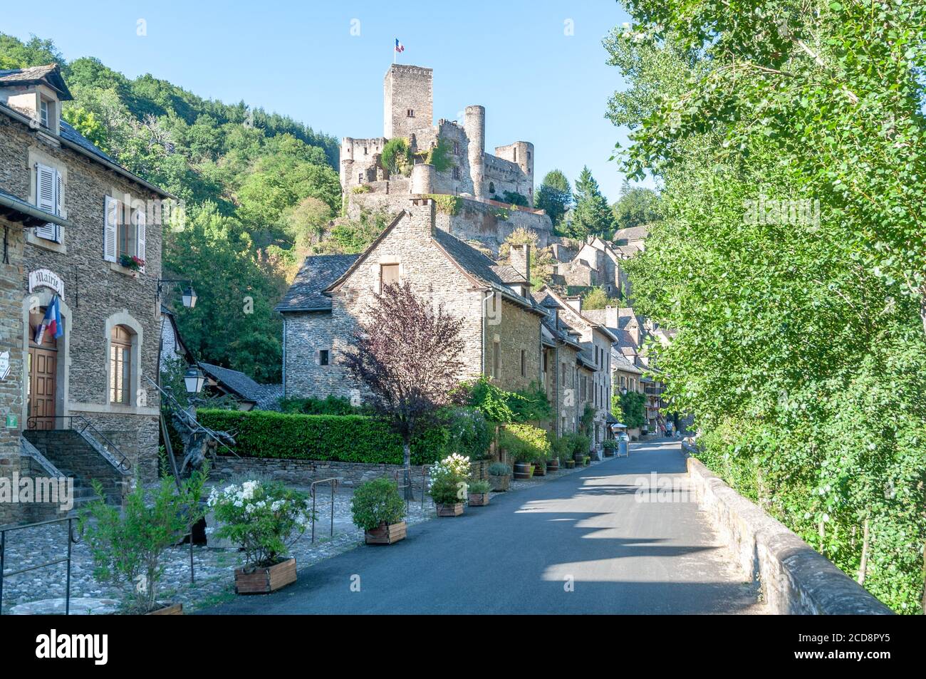 Belcastel Banque D'Images
