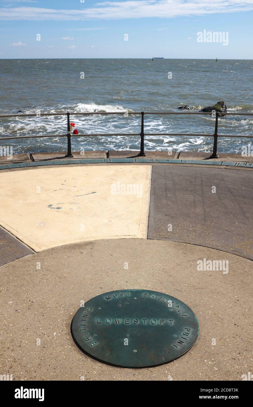 Ness Point, Lowestoft, Suffolk, Angleterre, RU Banque D'Images