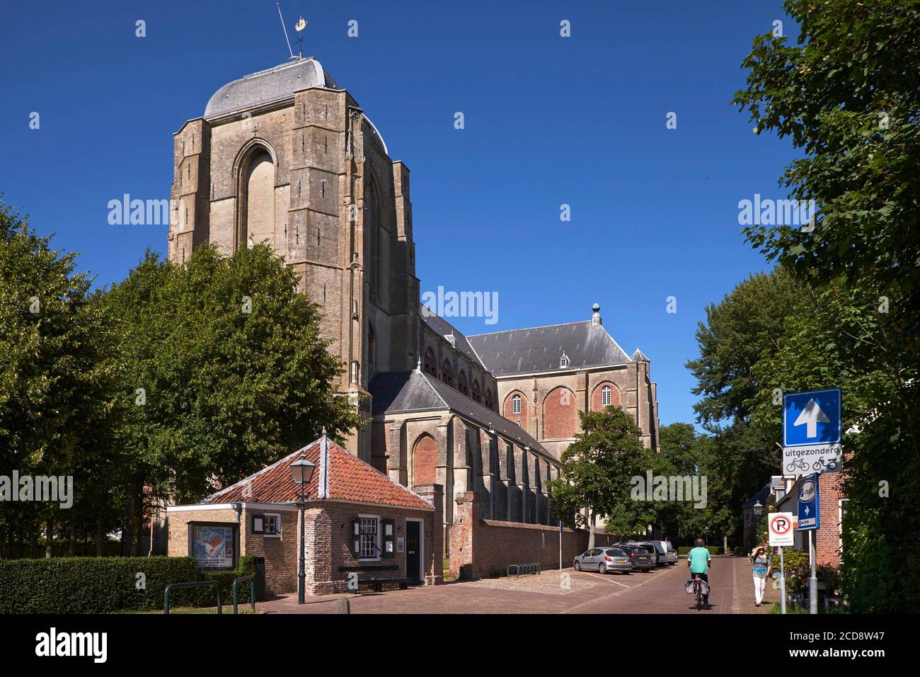 Pays-Bas, province de Zélande, Walcheren, Veere, la Grande Église (Grote Kerk) Banque D'Images