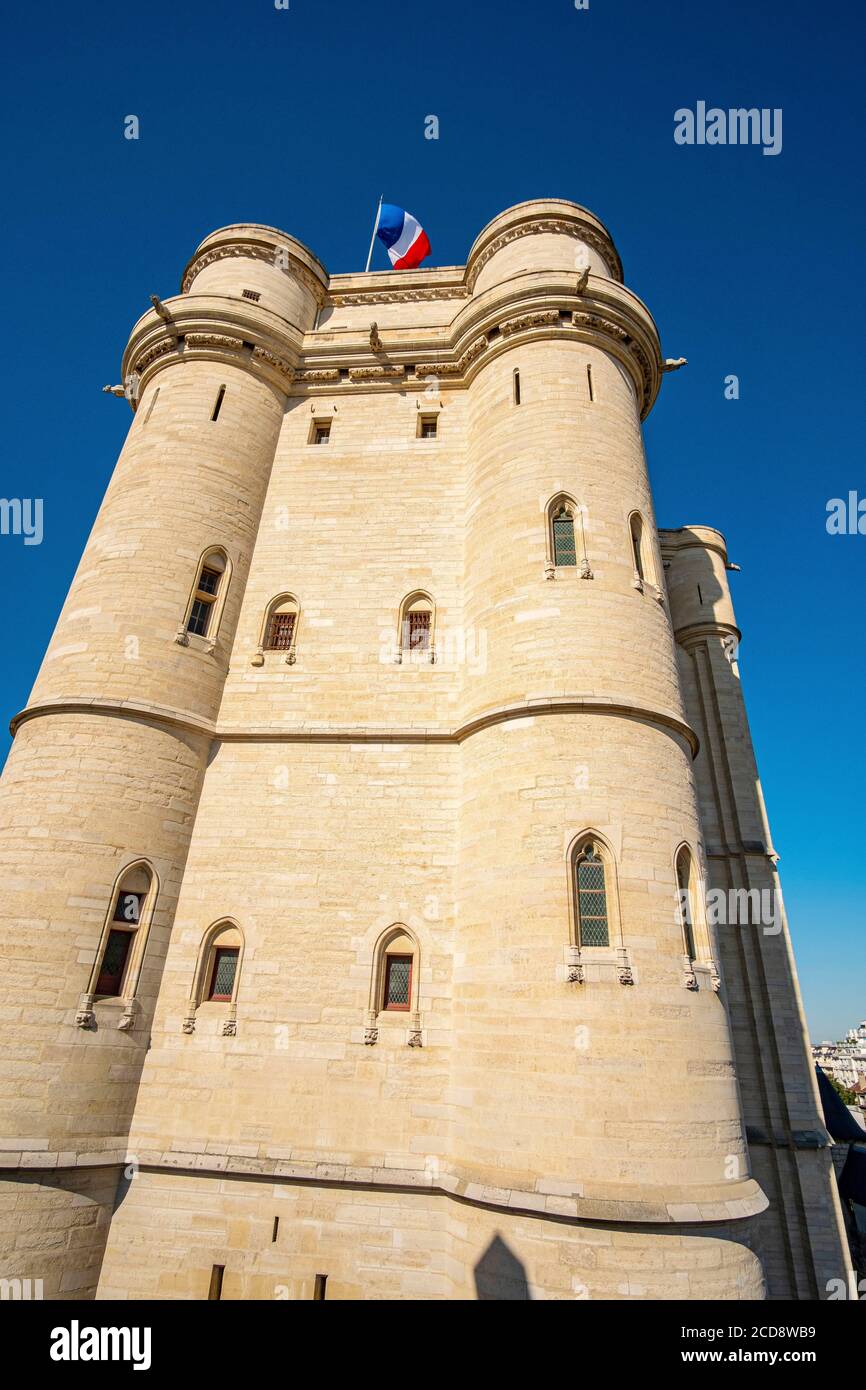 France, Val de Marne, Vincennes, donjon du château Banque D'Images