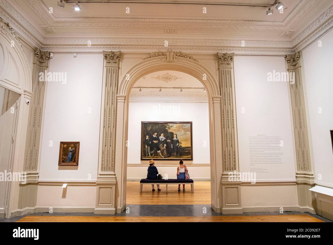 France, Paris, la Fondation Custodia, peinture de Frans Hals Banque D'Images