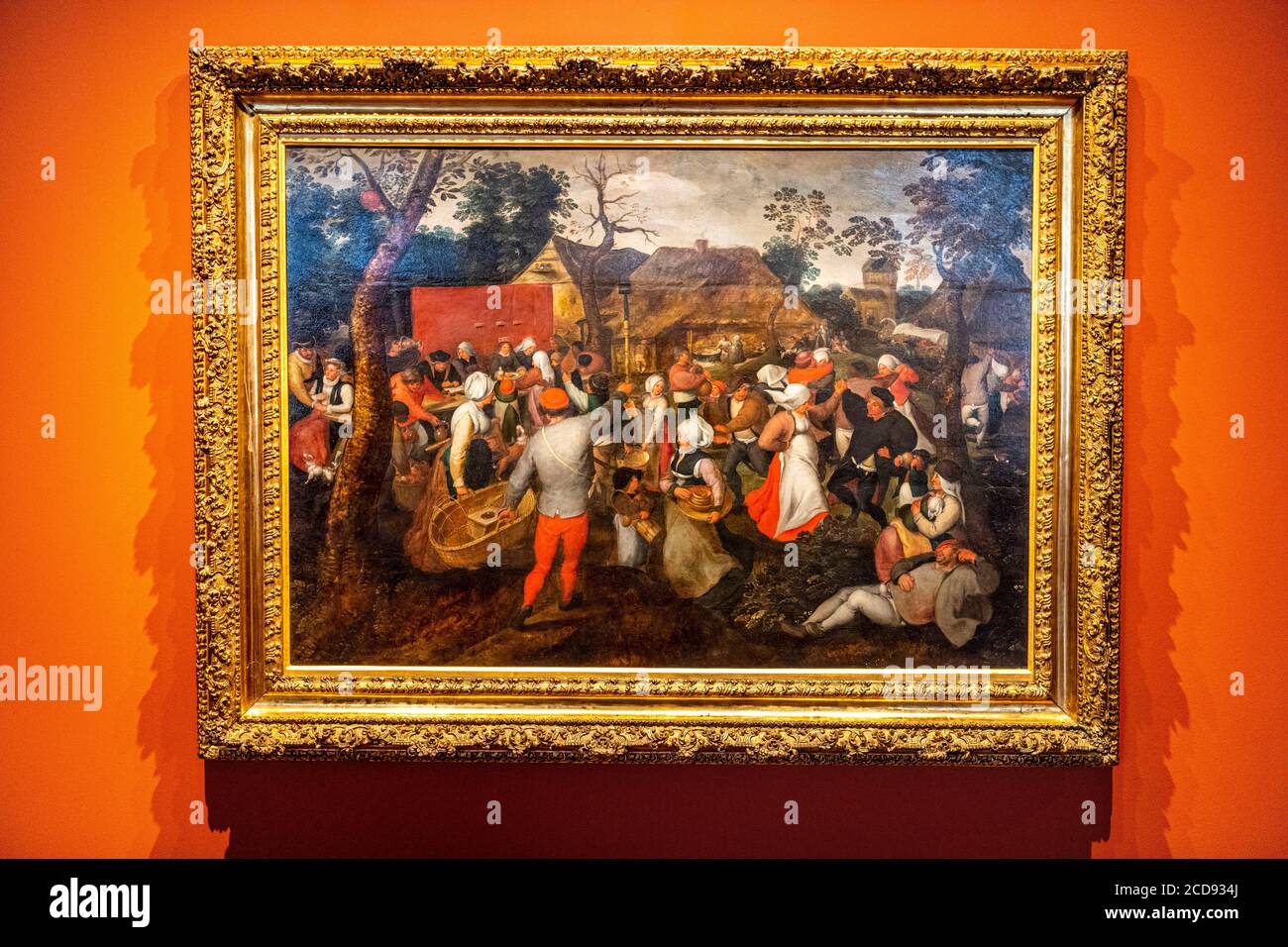 France, Nord (59), Cassel, village favori des Français en 2018, le Musée départemental de Flandre accueille l'exposition festivités et foires à l'époque de Brueghel Banque D'Images