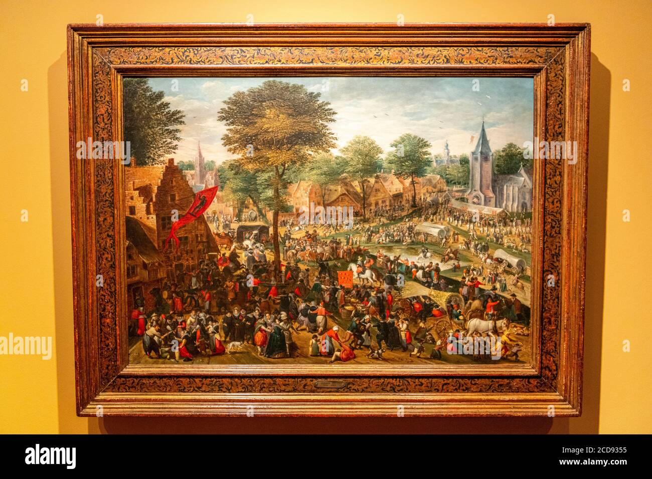 France, Nord (59), Cassel, village favori des Français en 2018, le Musée départemental de Flandre accueille l'exposition festivités et foires à l'époque de Brueghel Banque D'Images