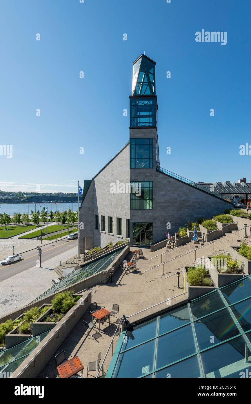 Canada, Québec, Québec, Musée des civilisations Banque D'Images