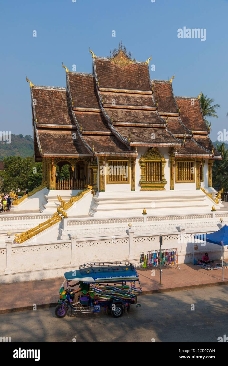 Laos, province de Luang Prabang, Luang Prabang, Haw Pha Bang à l'intérieur du Palais Royal Banque D'Images