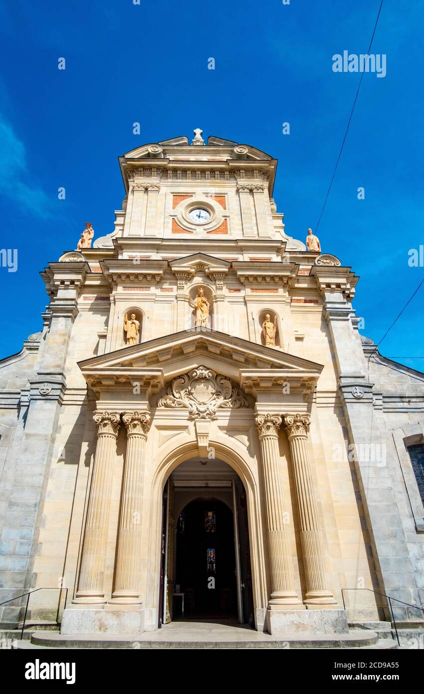 France, Seine et Marne, Fontainebleau, église Saint Louis Banque D'Images