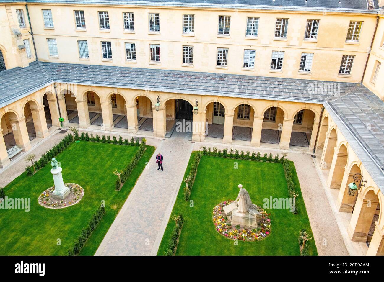 France, Paris, quartier de montagne Sainte Geneviève, Ecole secondaire Henri IV Banque D'Images