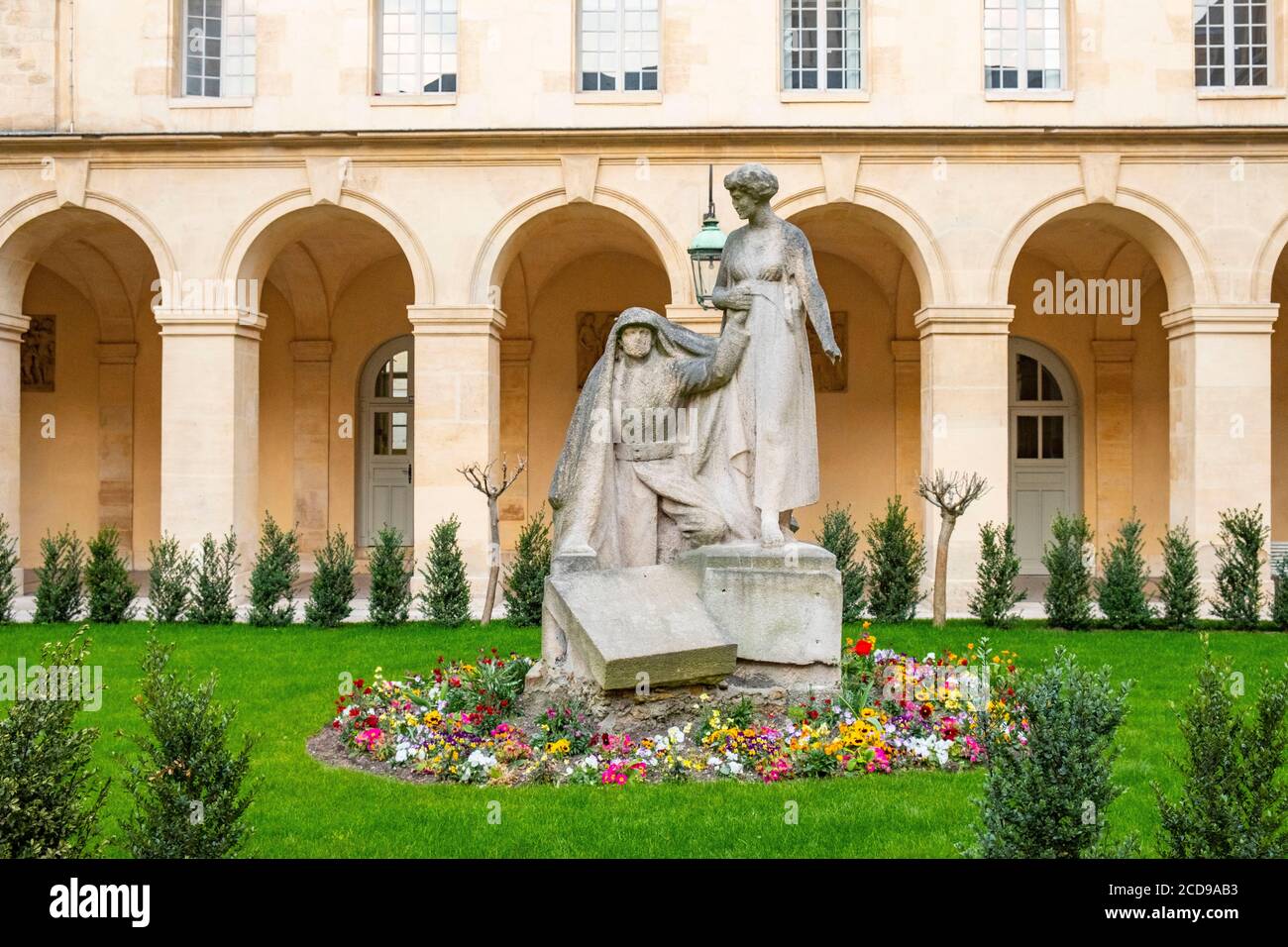 France, Paris, quartier de montagne Sainte Geneviève, Ecole secondaire Henri IV Banque D'Images