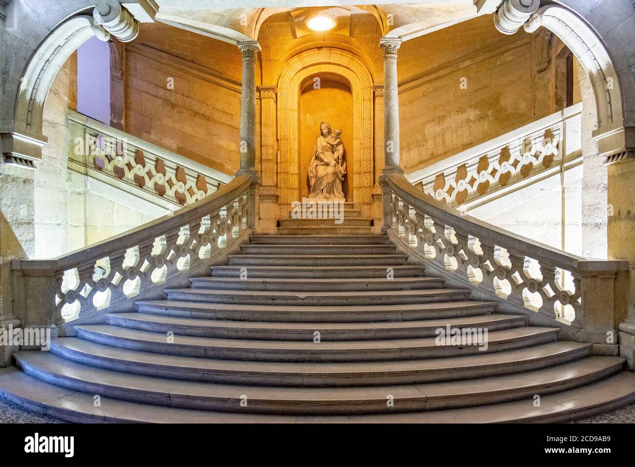 France, Paris, quartier de montagne Sainte Geneviève, Ecole secondaire Henri IV Banque D'Images