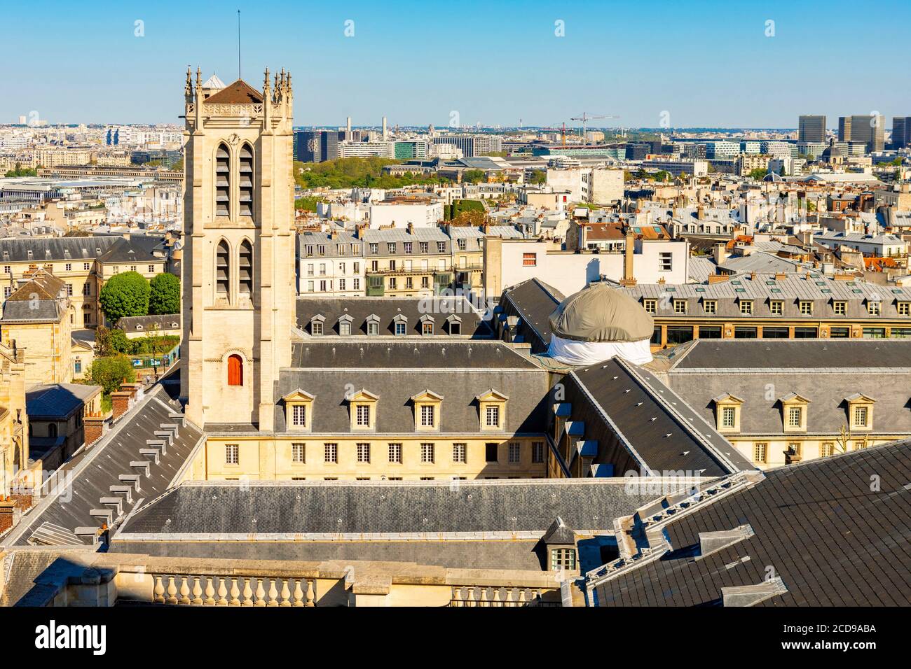 France, Paris, quartier de montagne Sainte Geneviève, Ecole secondaire Henri IV Banque D'Images