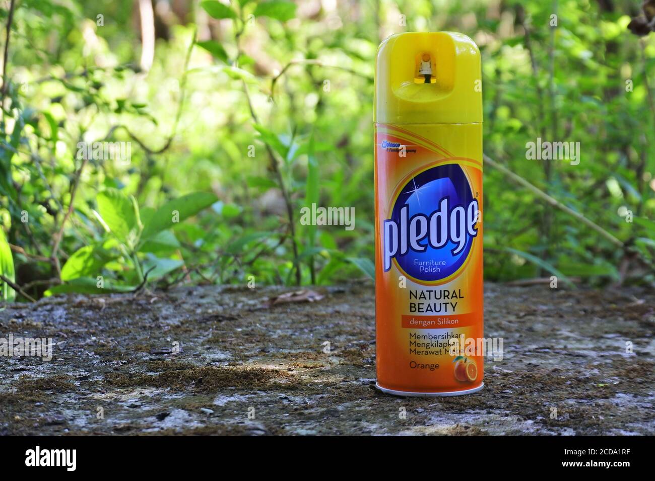 JATINEGARA, JAKARTA TIMUR, JAKARTA, INDONÉSIE - 12 août 2020 : cirages, bois et acier produits par SC Johnson and son Indonesia, 11 août 202 Banque D'Images