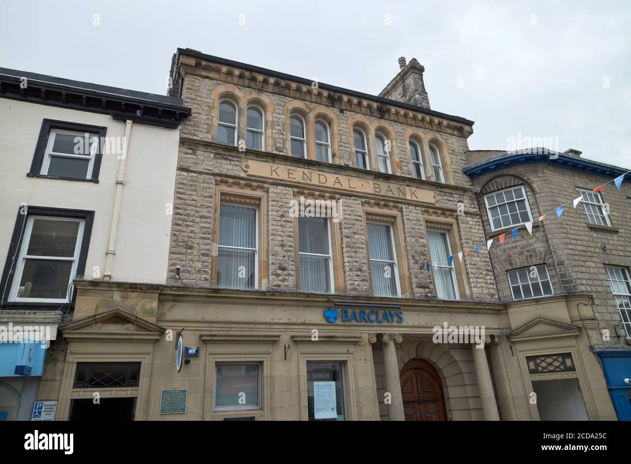 Le bâtiment de la banque Kendal maintenant barclays Kendal cumbria angleterre royaume-uni Banque D'Images
