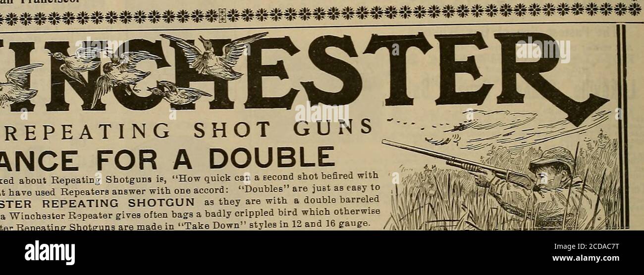 Affiche Vintage Winchester - Thème Chasse Aux Canards - Dimensions 28x23 Pouces - Occasion En Bon état
