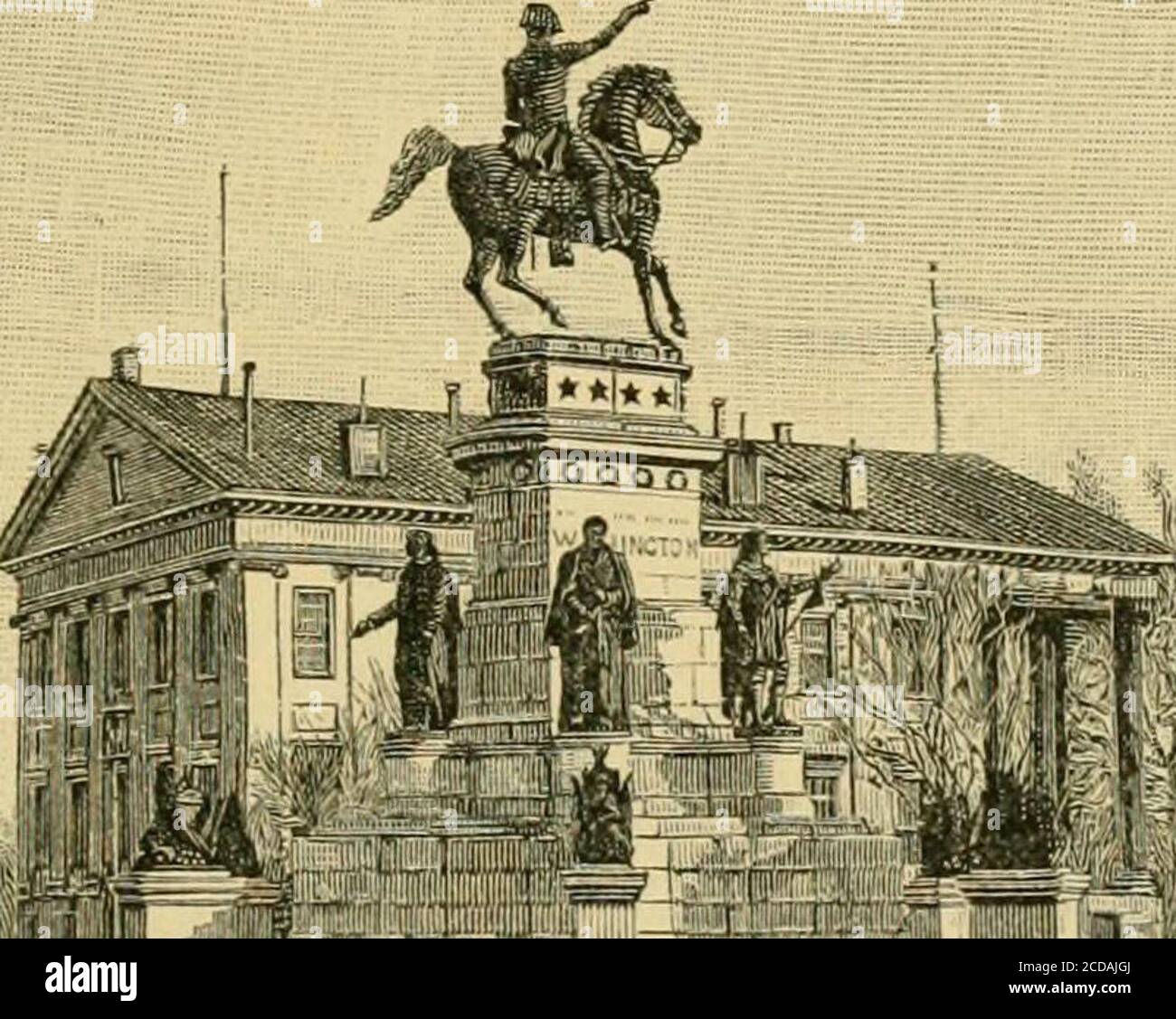 . L'histoire de notre pays; une histoire élémentaire des États-Unis . P™l ?^n*« i€r^ WASHINGTON MUNLrMENT ET CAPITOL SQUARE, RICHMOND rode sur le camp, ils appelleraient Uncle Billy, Grant nous attendant à Richmond. Pinally la marche à travers SouthCarolina a commencé. Les cours d'eau étaient gonflés, les marécages inondés, et les routes étaient souvent de longues lignes de boue. Les menwaded, ils ont construit des ponts, ils ont fait des routes en velours côtelé. À lastthey étaient dans le nord de Carohna. Sherman et Grant avaient tous deux des hommes plus nombreux que les commandants confédérés près d’eux, et ils pensaient qu’une bataille de plus mettrait fin à la guerre. Banque D'Images