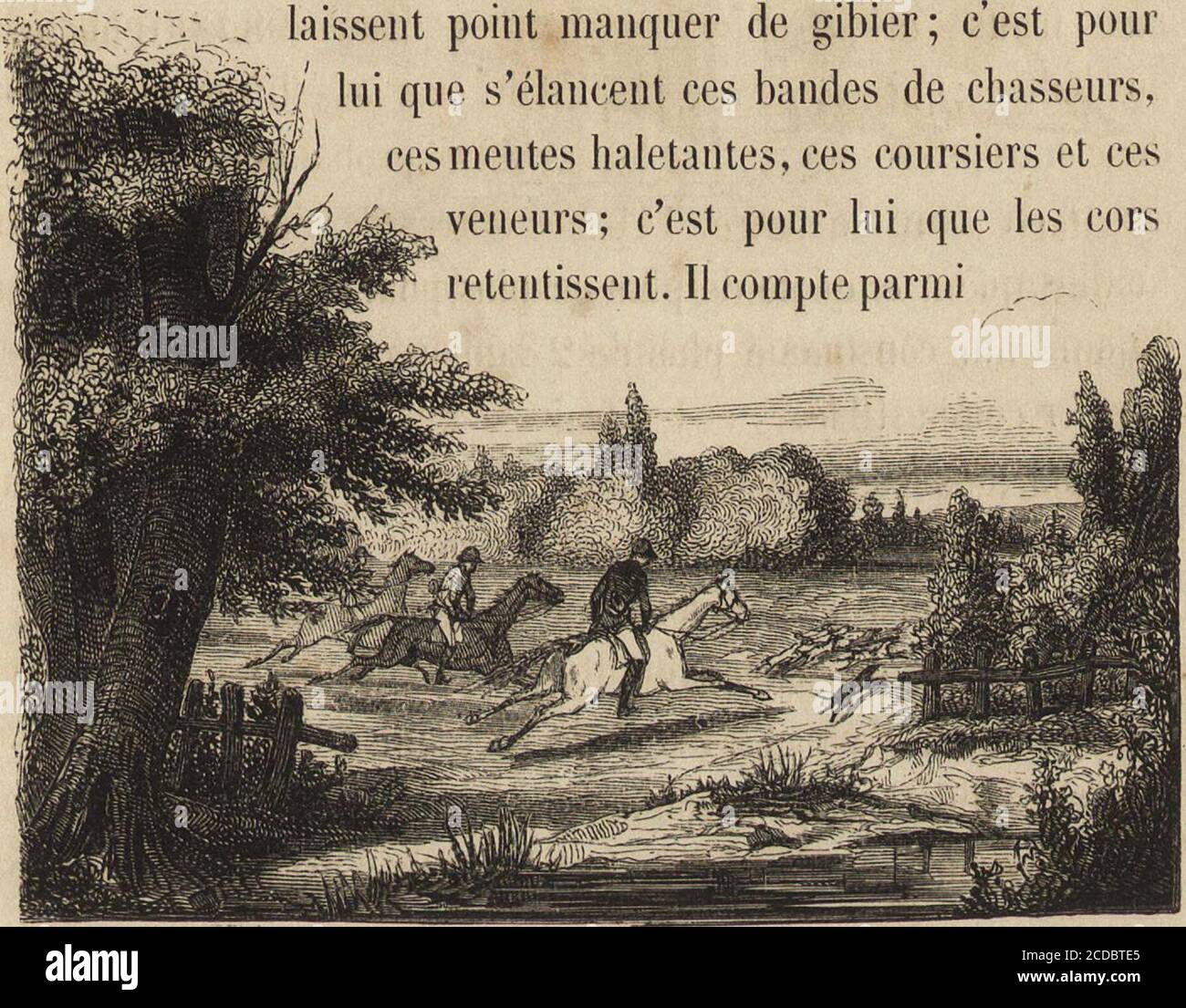 . Paris à table . PARIS UNE TABLE. 7Les provinces qui ont un environnement lui toiiniissent des légumes ;il en vient de plus de vingt myriamètres à la ronde : il met àcontribution touche la contrée française. La Provence est sereine chaude ; la Touraine est son jardin ; la Normandie élèveet engise son queue ; les trouveaux qui sont destinés à une sa nappe dans les prés vigoreux que vente rouleau de la mer, et sur les crêtes aromatiques des Ardennes : il pêche dans les feux de terre ; il est riche, plus que nu autre, de fleurs, de ri-vières, de lacs et de chemins; dans ses eaux, il possède les poi-fils le pl Banque D'Images