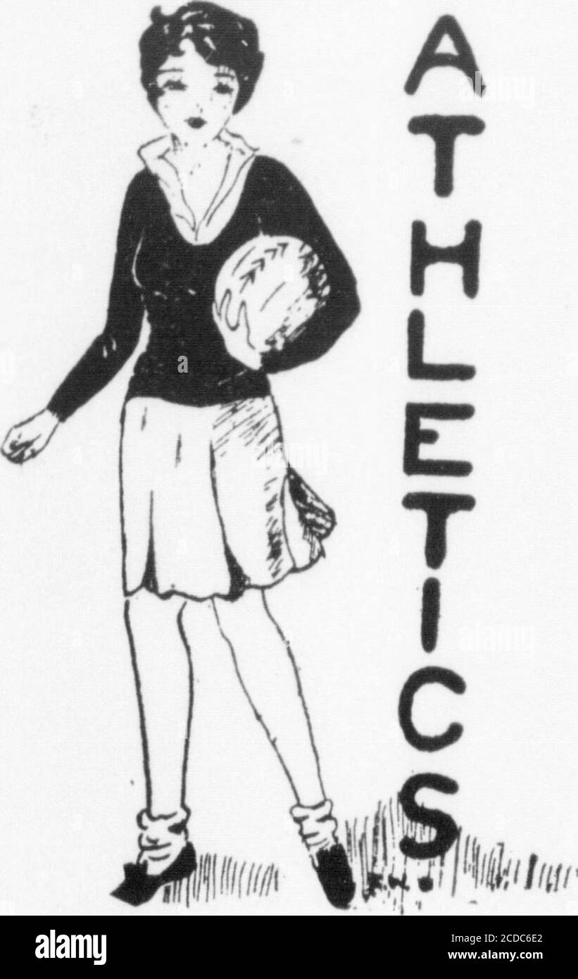 . La Rotunda . faites de la folie hors de votre vie. Mary Harrison : lâchez-vous lorsque j'ai terminé mon entraînement. Le train est arrivé à un arrêt soudain et grincement entraînant le saut des passagers. Alice Marshall: Qu'est-ce que hap-affiné, chef? Conducteur : rien de plus. Nous avons ranOver une vache. Alice Marshall: Pourquoi, était-elle sur la piste? Chef d'orchestre (déguisement) : non, il l'a fait entrer dans la grange. Fareshmen—Anthony, Beard, Beck,Bosworth, Burnap, Davis, Dixon,i Floyd, Fox, Grainger, Harris, Hod-i net Hutchinson, Hurt, Mattox, A.iMattox, Owen, Phillips, Anthony,j Rhodes, Sawyer, Sinclair, Taylor, WaiTington. Thompson, Banque D'Images