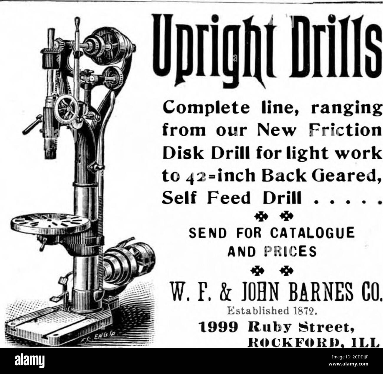 . Scientific American Volume 86 Numéro 14 (avril 1902) . Gamme complète, allant de notre nouvelle foreuse FricationDisk pour travaux légers à 42 = engrenage arrière de pouce, envoi de foreuse à alimentation automatique POUR CATALOMAND PRICES W. F. & JOHN BARNES CO. Établie en 1872. 1999 Ruby Street, ItotKFOlltt, ILL Queen Transits et niveaux instruments de haut niveau avec les dernières améliorations.list) page en- 240 page Math-   Ematical Cata- 1 ogue sur ap- Patagogueon i LA REINE . application. ^^^^^^^^^^^^^^^^^^J plicacinu. Ingénieurs et dessintsmens Supplies.Fill ECU si PFL Optical and ScientificyULLrl IX UU.| lustriinieut Works, 59 Cinquième A Banque D'Images