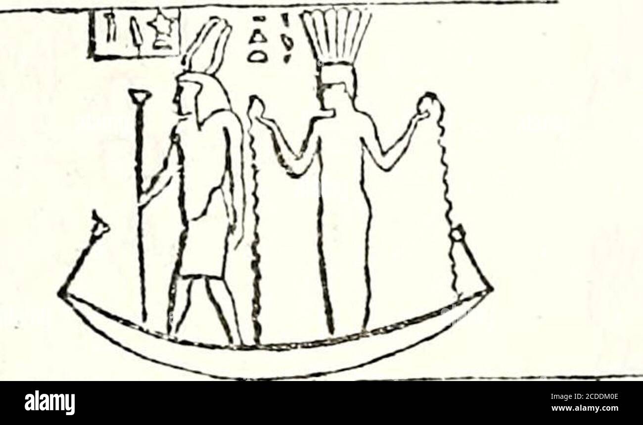 . Documents de la Pike Family Association of America . Trente et une générations sont trouvées dans le panache de la penon côté droit, qui compte à 57 FNR Baru et FnaTachnatis. Né en 3370 et 3375 ; trente-quatre générations arcretrouves sur la main gauche panache, donnant le compte de Gener- Records de la famille Pike 79 ations au n° 94. FNR Tom Fonia a épousé Agrippa LuciuiFurnius, dont le nom est sur Dighton Rock ; né le 63 B. C.et tué le 12 B. C. (PLANCHE 2). o^rf^3i?|ska Ava aud Adam, de monuments égyptiens.(PLANCHE 3) 7^,i/ Banque D'Images