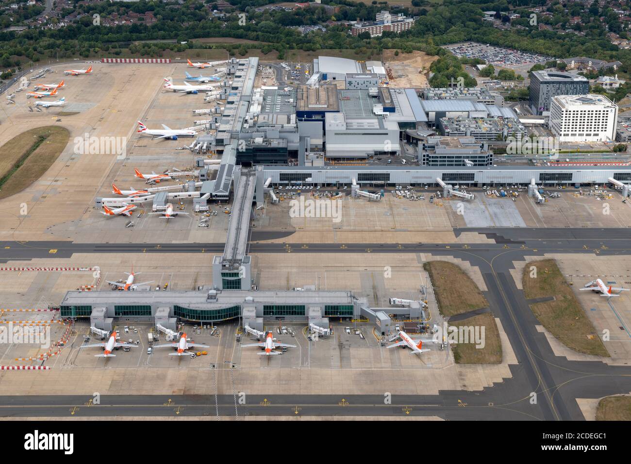 Gatwick North terminal de l'air Banque D'Images