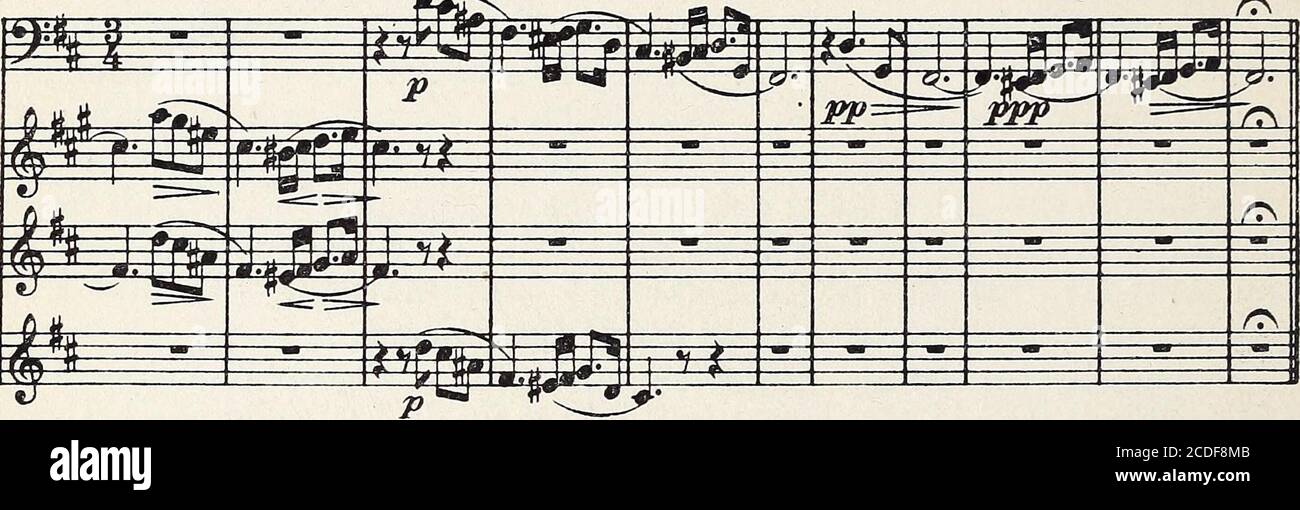 Orchestration Clarinette Basse En Bp Retentissant Une Seconde Majeure Plus Bas P Espress Un Deuxieme Exemple De Saxophone De La Meme Oeuvre Peut Etre Trouve Ci Dessous Ex 97 Dans Cette