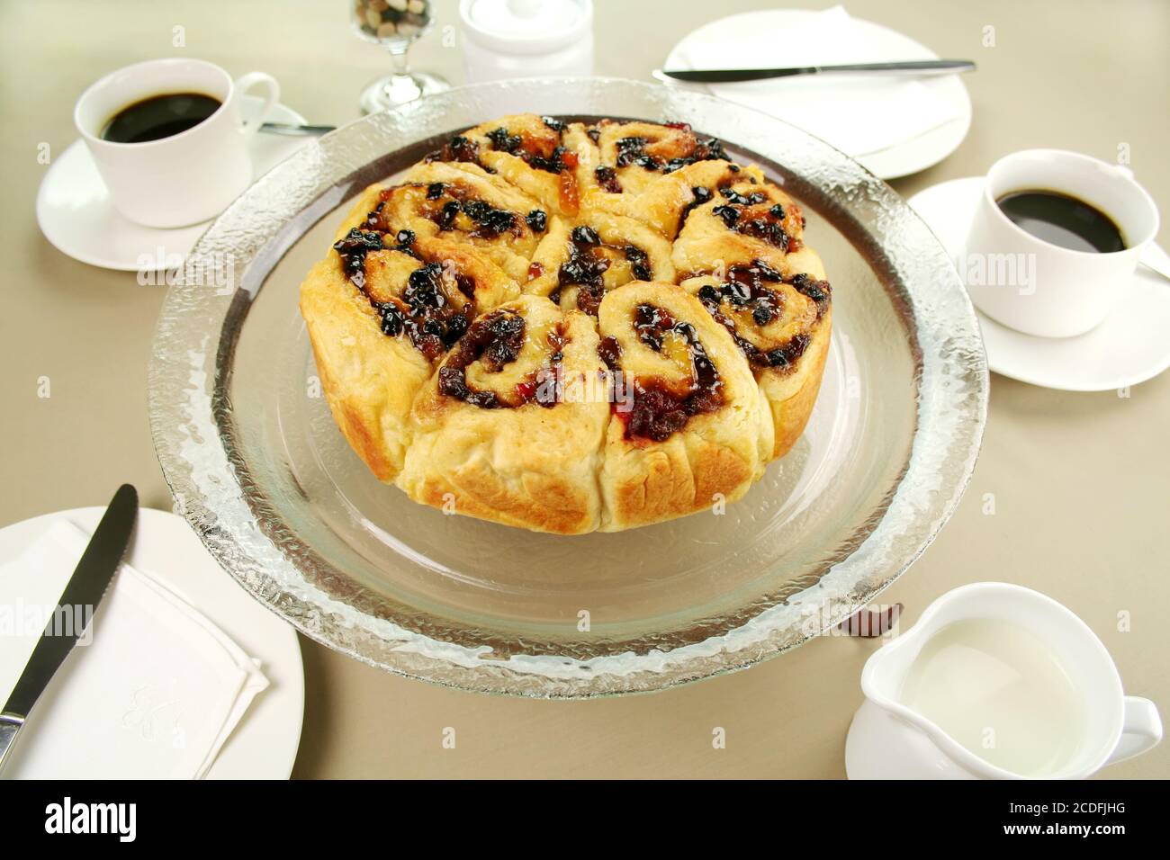 Chelsea Bun Banque D'Images